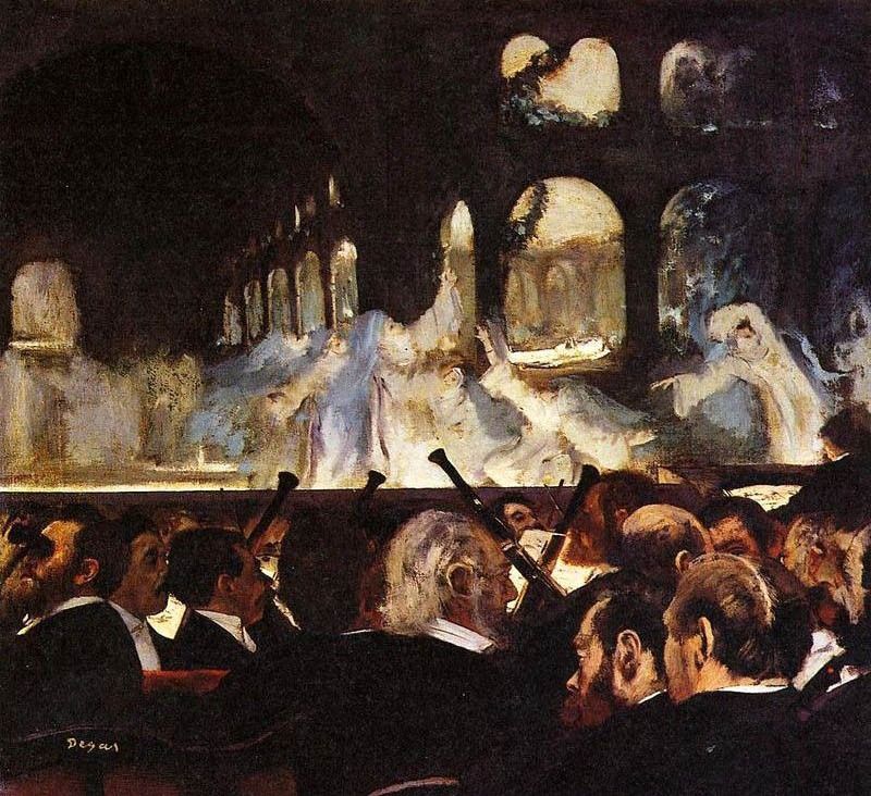 Edgar Degas The ballet scene